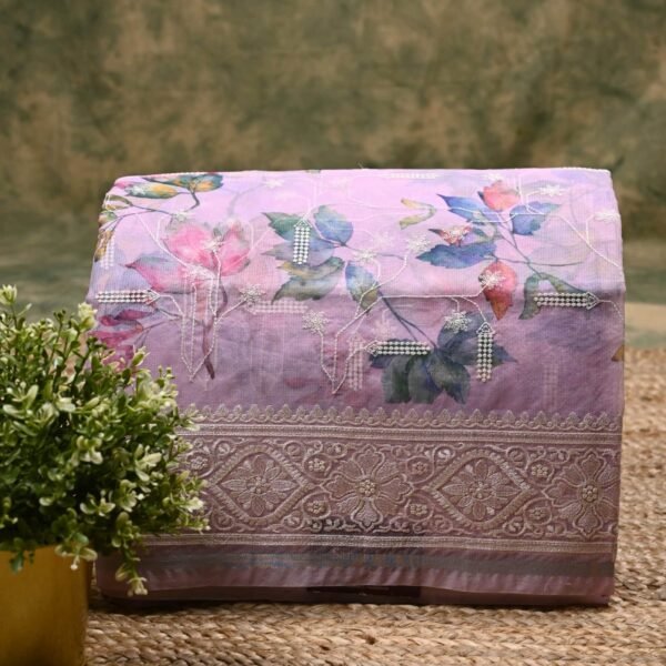 Banaras Organza Saree BO 23