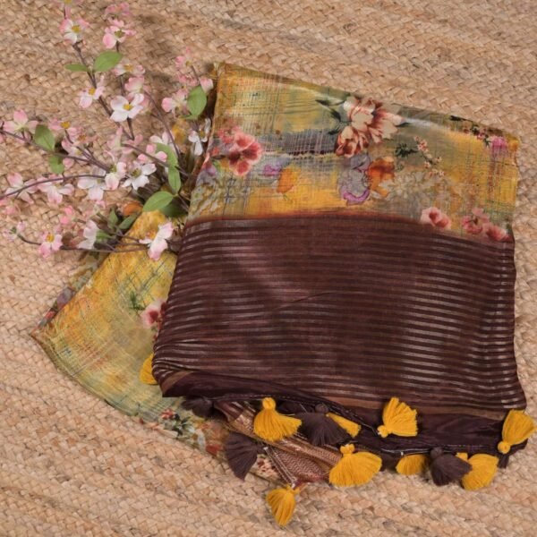 Butter Crape Sarees BCS06