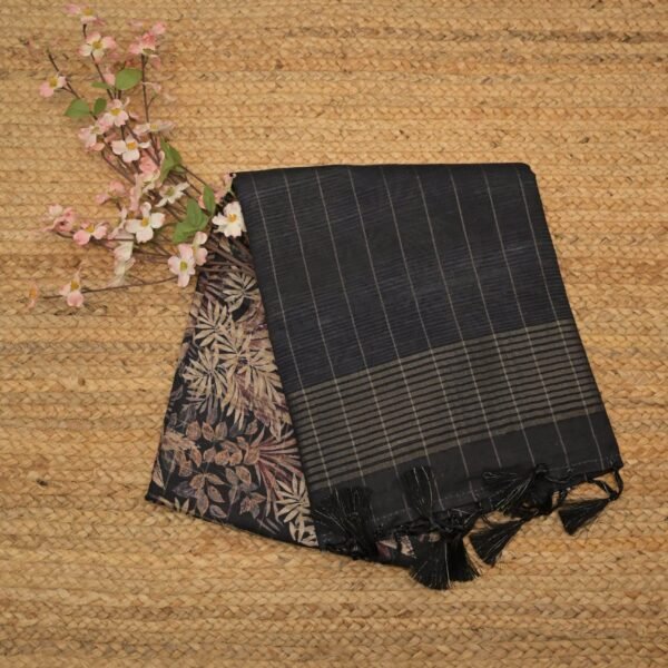 Tussar Print Saree TPS09