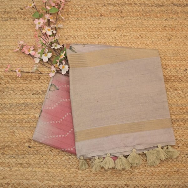 Tussar Print Saree TPS14