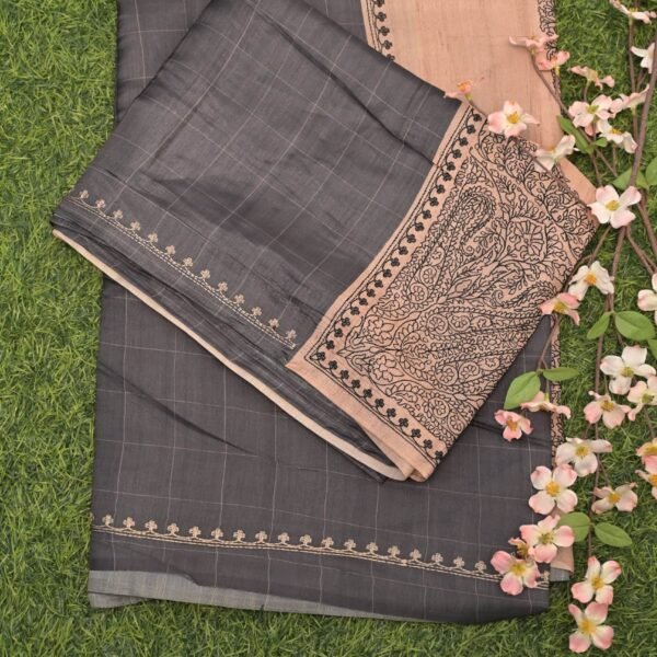 Satin Silk Saree SSS07